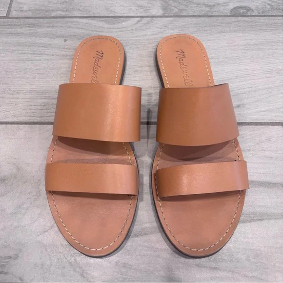 Madewell Tan Slide Sandals - Picture 2 of 6